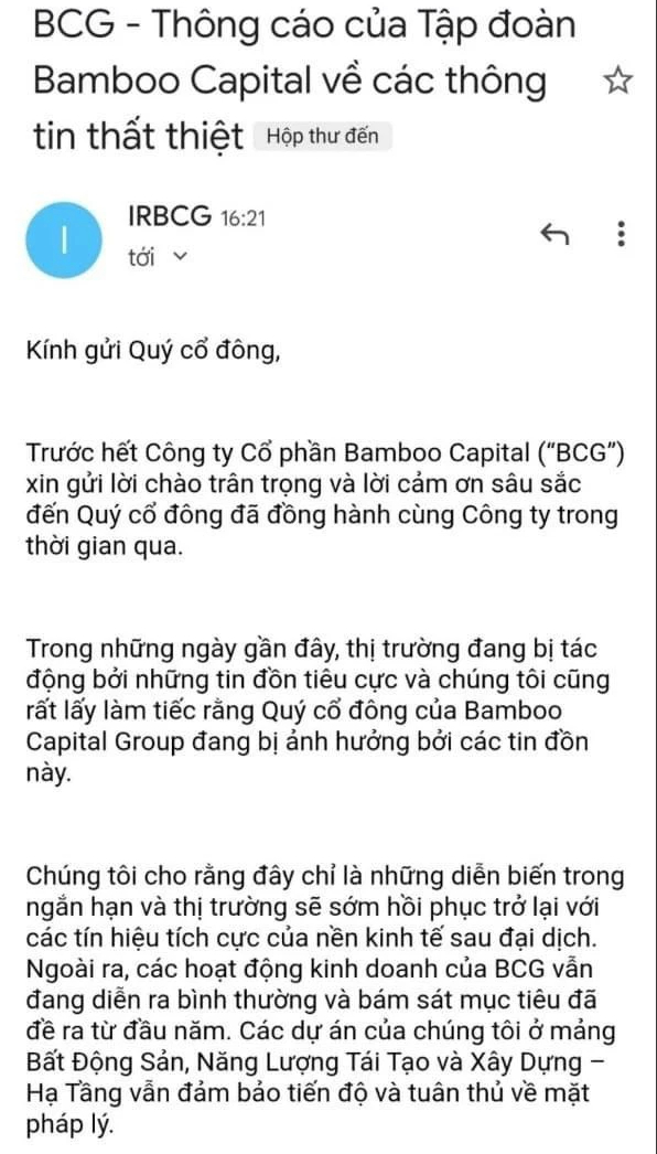 Cả thị trường bán tháo khiến cổ phiếu BCG, GEX, KBC, HSG… giảm sàn, vốn hoá giảm cả ngàn tỷ do tin đồn, phía doanh nghiệp nói gì? - Ảnh 7.