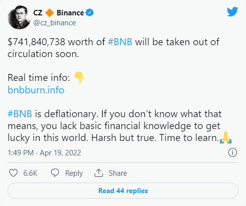 Binance tiêu huỷ hơn 750 triệu USD đồng BNB, điều gì đang xảy ra? - Ảnh 1.