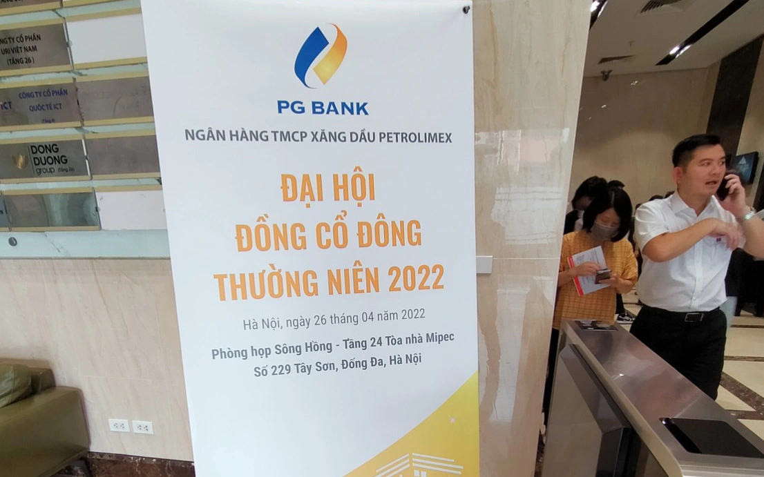 ĐHCĐ PG Bank 2022: Giảm ''room'' ngoại về 2% hỗ trợ Petrolimex thoái vốn, không tăng vốn 12 năm liên tiếp