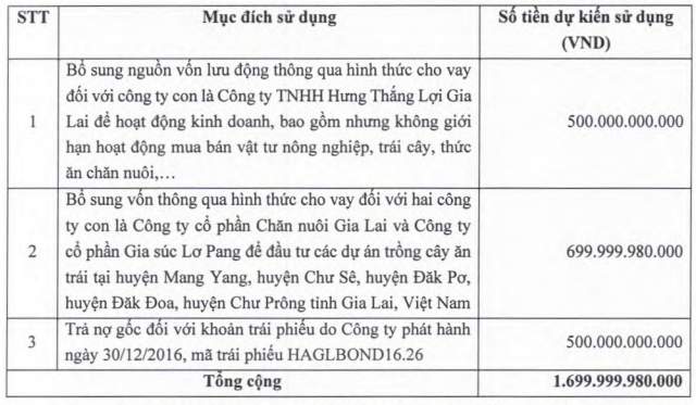 HAGL điều chỉnh nhẹ phương án hào bán huy động 1.700 tỷ đồng trong năm 2022, nhấn mạnh thứ tự ưu tiên vốn - Ảnh 1.