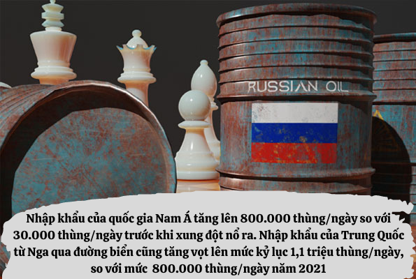 Sức hấp dẫn không thể chối từ của dầu Nga: Ấn Độ mua gấp 9 lần năm ngoái, tinh chế lại rồi xuất sang Mỹ - Ảnh 2.