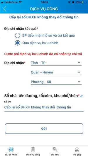 Thủ tục xin cấp lại sổ BHXH online đơn giản nhất - Ảnh 4.