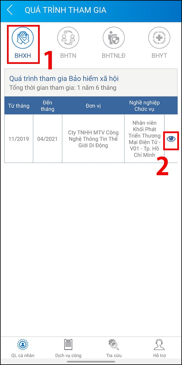 Cách tra cứu đơn giản nhất để người lao động biết công ty có đóng bảo hiểm xã hội cho mình hay không - Ảnh 7. Cách tra cứu đơn giản nhất để người lao động biết công ty có đóng bảo hiểm xã hội cho mình hay không - Ảnh 7.