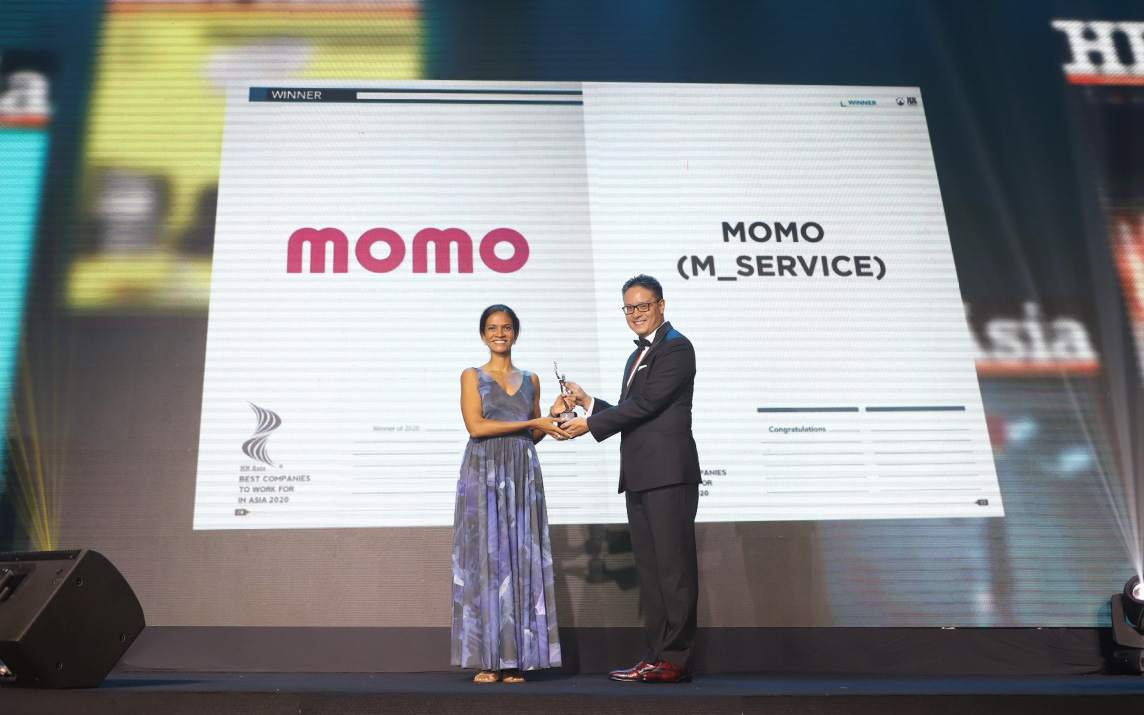MoMo nhận giải “Nơi làm việc tốt nhất Châu Á” do tạp chí HR Asia bình chọn