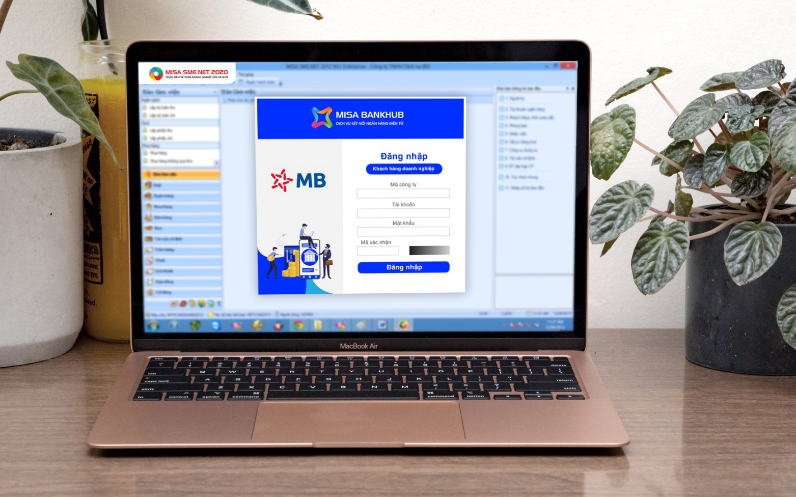 MB và MISA ra mắt dịch vụ kết nối ngân hàng số trên phần mềm kế toán