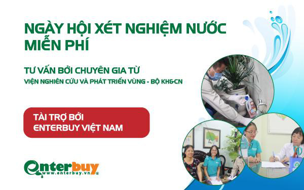 Ngày hội xét nghiệm nước miễn phí của Enetrbuy Việt Nam - đơn vị bán máy lọc nước uy tín Hà Nội