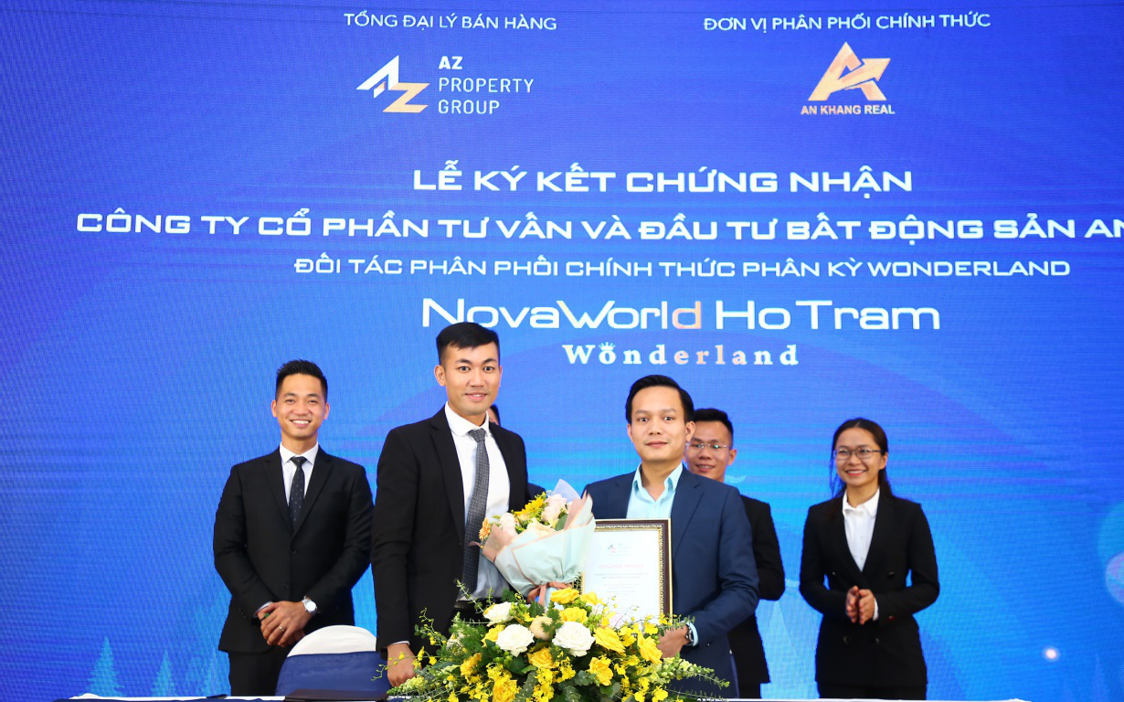 AZ Property Group công bố đại lý chiến lược phân phối dự án NovaWorld Ho Tram – Wonderland