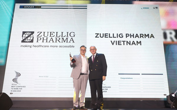 Zuellig Pharma được vinh danh hai năm liên tiếp Top “Nơi Làm Việc Tốt Nhất Châu Á”