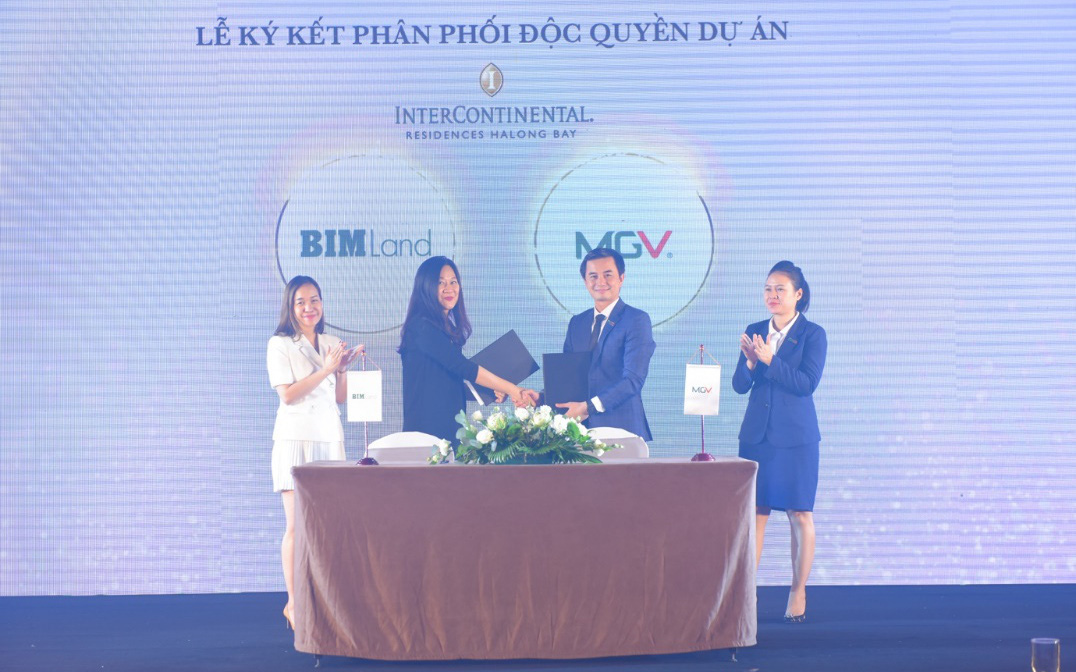 BIM Land và MGV ký kết hợp tác phân phối độc quyền dự án InterContinental Residences Halong Bay