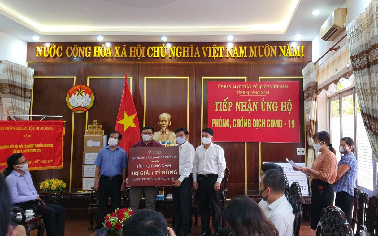 DOJI và TP Bank tiếp tục ủng hộ thêm 2 tỷ đồng chống dịch Covid-19