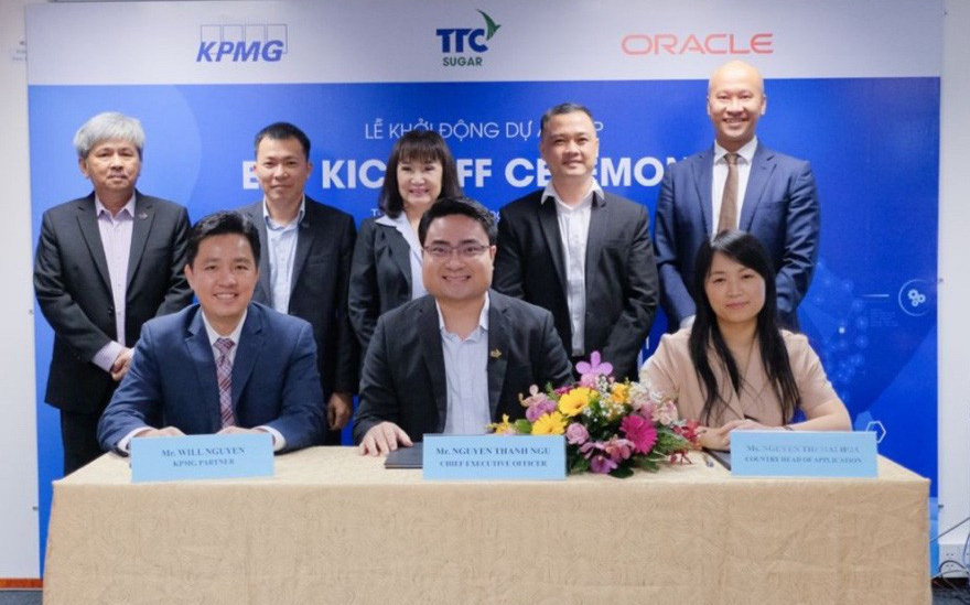 TTC Sugar và KPMG ký kết hợp tác chiến lược tư vấn chương trình chuyển đổi và triển khai Oracle ERP Cloud