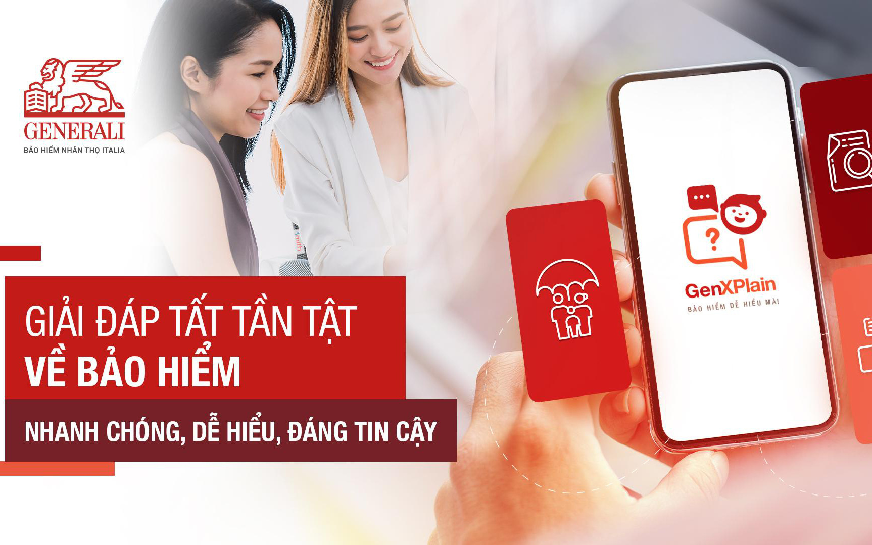 Generali ra mắt tính năng hỏi đáp về bảo hiểm “GenXPlain”