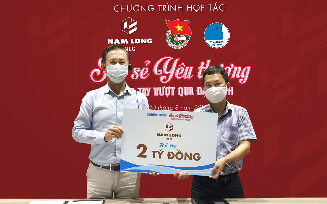 Chiến dịch "Nam Long tiếp sức vượt Covid-19" hỗ trợ hơn 5 tỷ đồng cùng tuyến đầu chống dịch