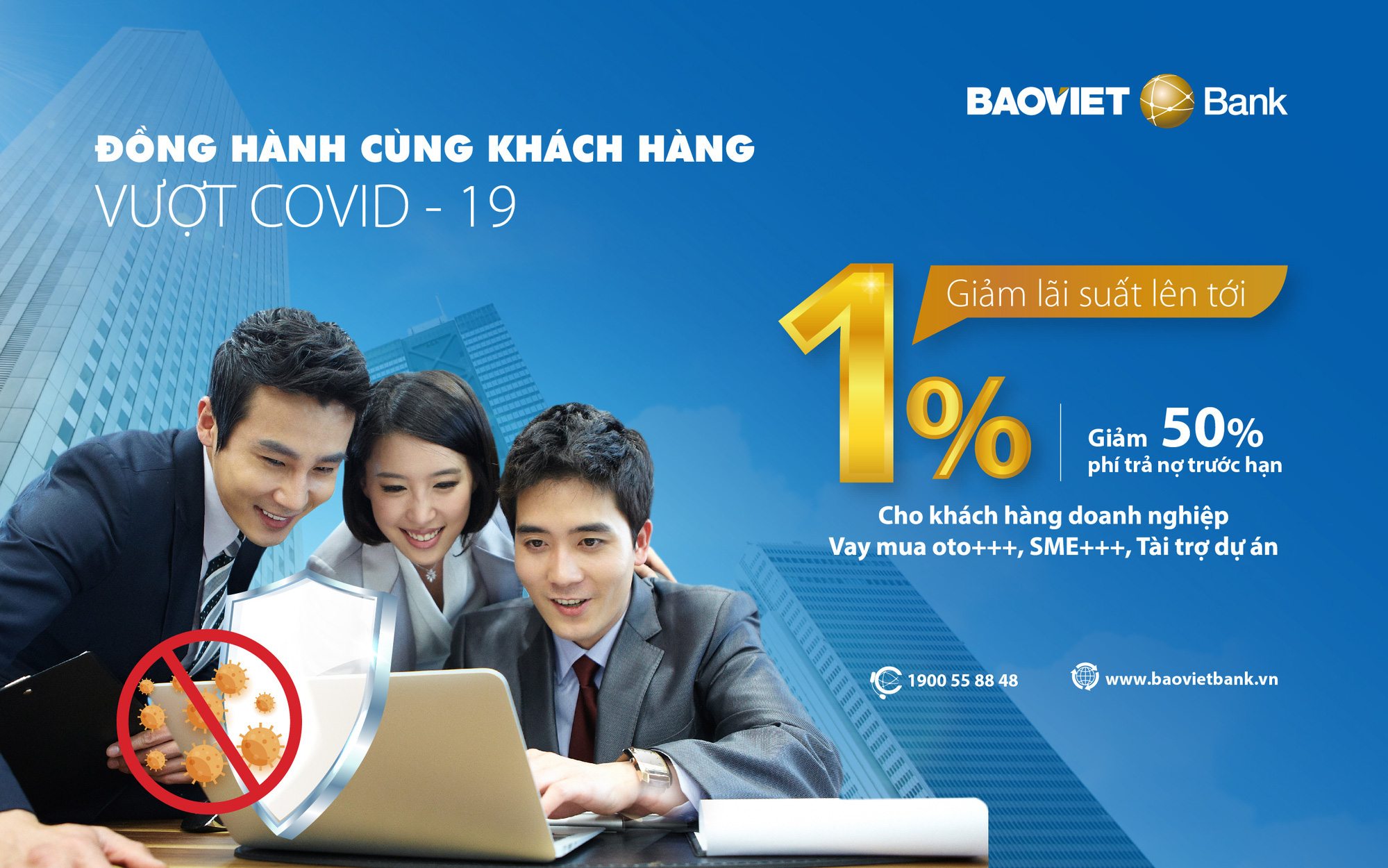 BaoViet Bank đồng hành cùng khách hàng vượt Covid – 19