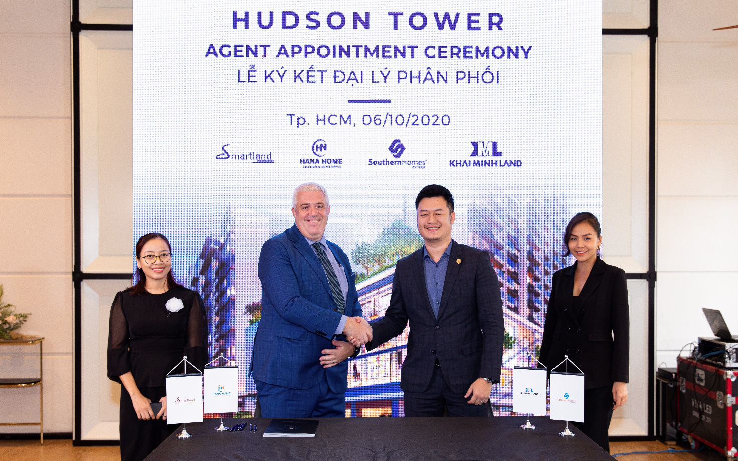 City Garden Thủ Thiêm ký kết hợp tác với 4 nhà phân phối lớn cho Hudson Tower