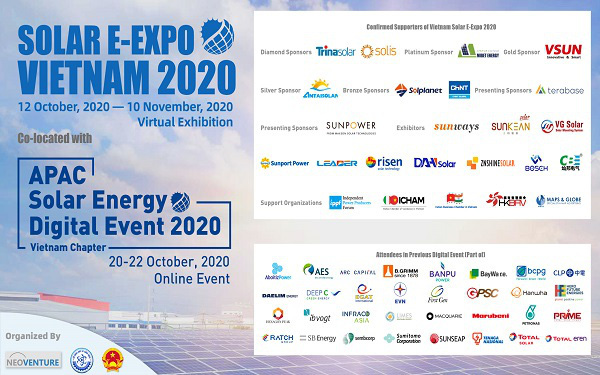 Vietnam Solar E-Expo 2020: Nền tảng kết nối kinh doanh trực tuyến một cửa được tổ chức