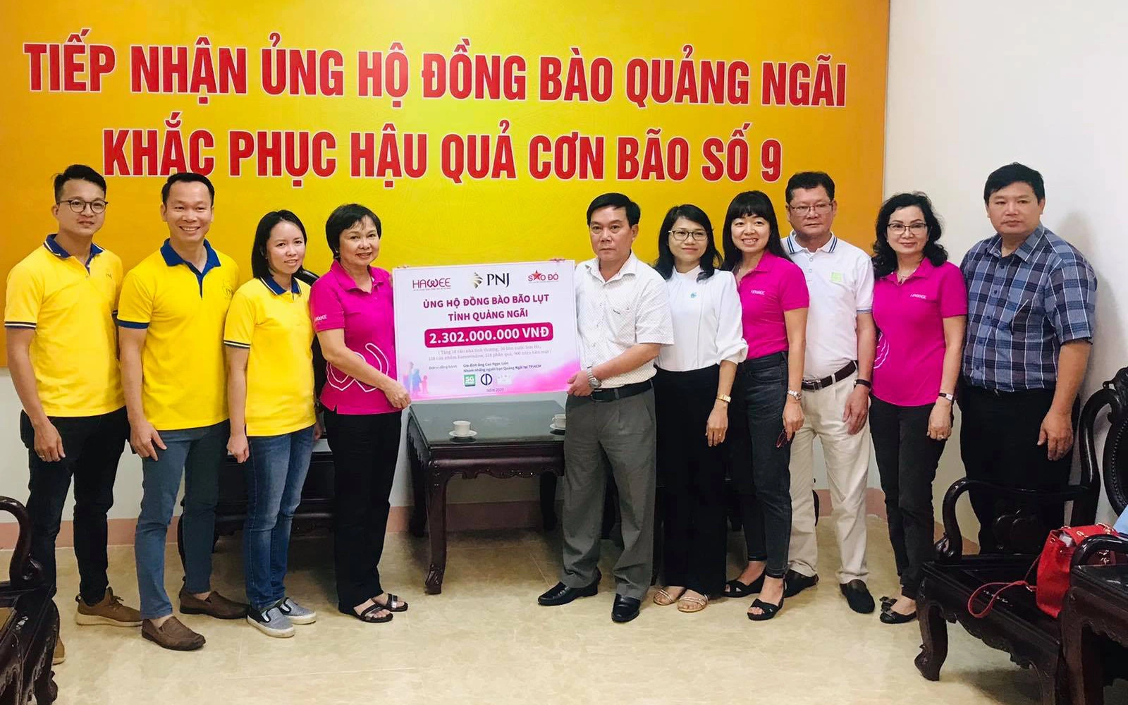 PNJ chung sức hỗ trợ người dân Quảng Ngãi sau cơn bão số 9