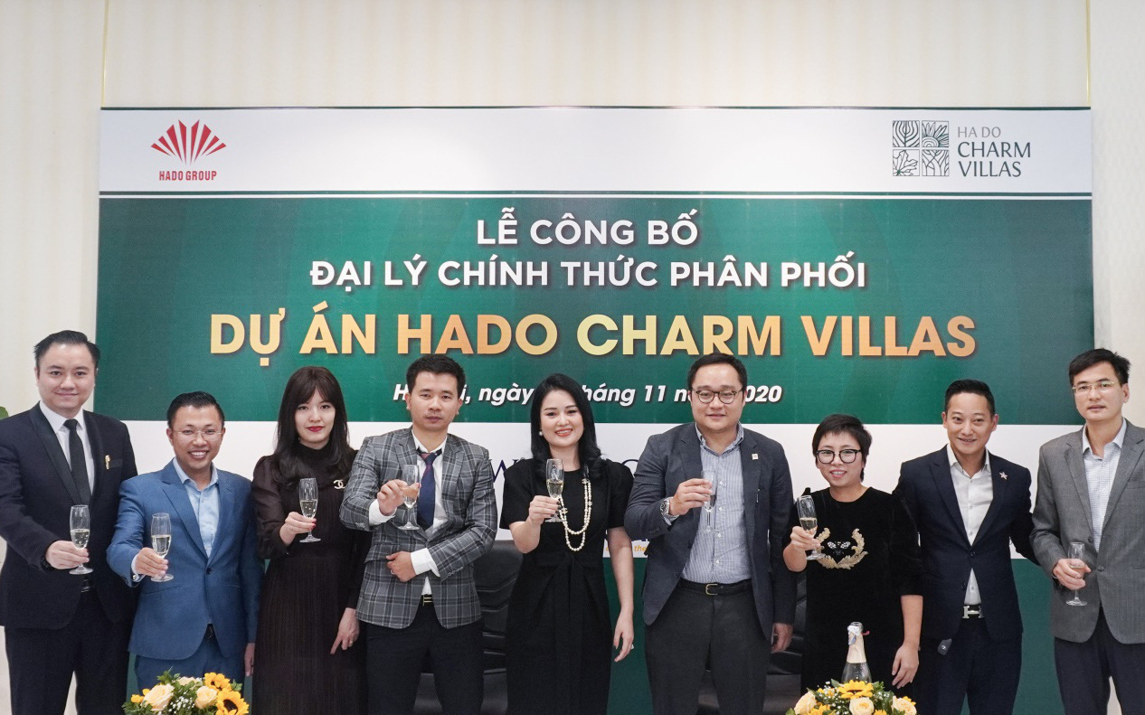 Công bố đại lý chính thức phân phối dự án Hado Charm Villas