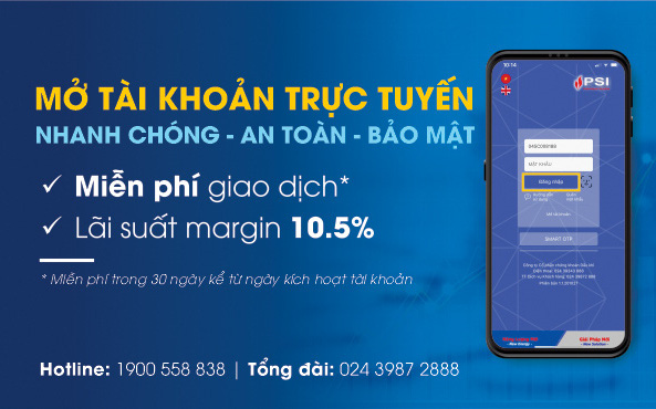 Mở tài khoản trực tuyến – PSI chính thức bước vào đường đua công nghệ số