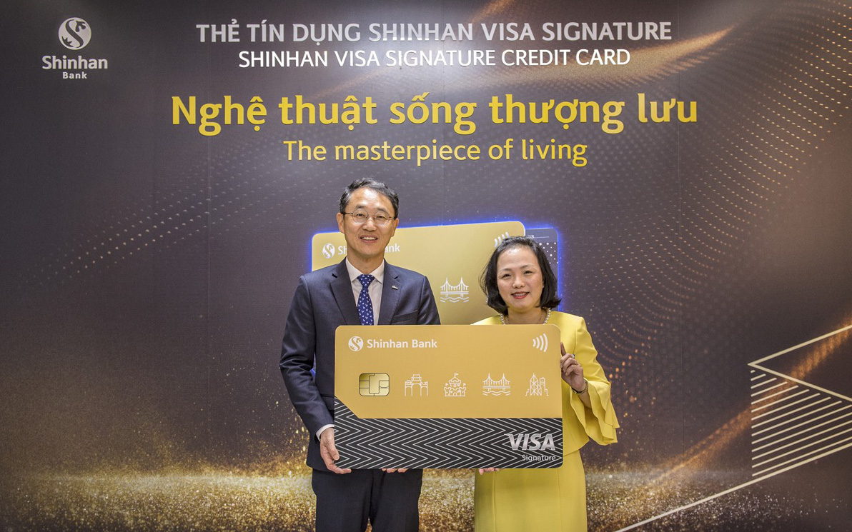 Ngân hàng Shinhan ra mắt thẻ tín dụng Visa Signature với nhiều đặc quyền cao cấp