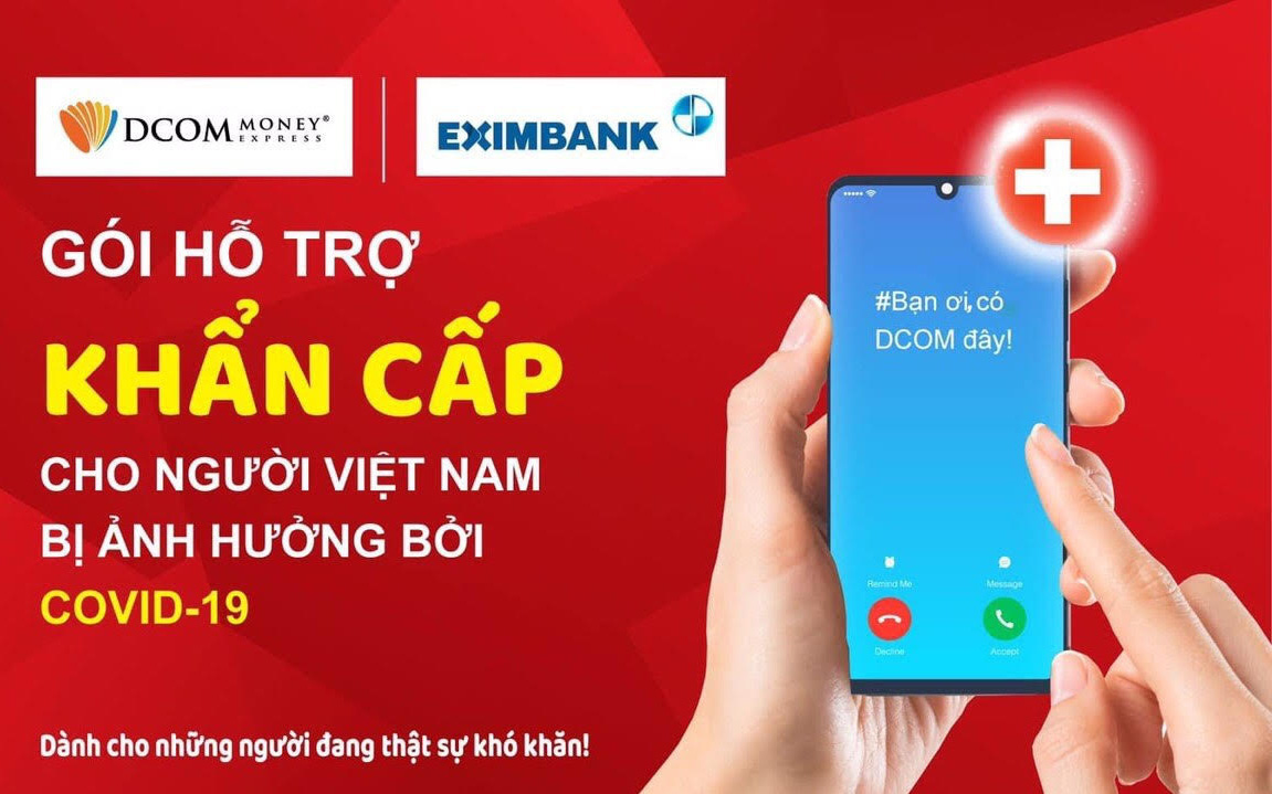 Eximbank cùng DCOM hỗ trợ người Việt bị ảnh hưởng bởi dịch Covid-19 tại Nhật