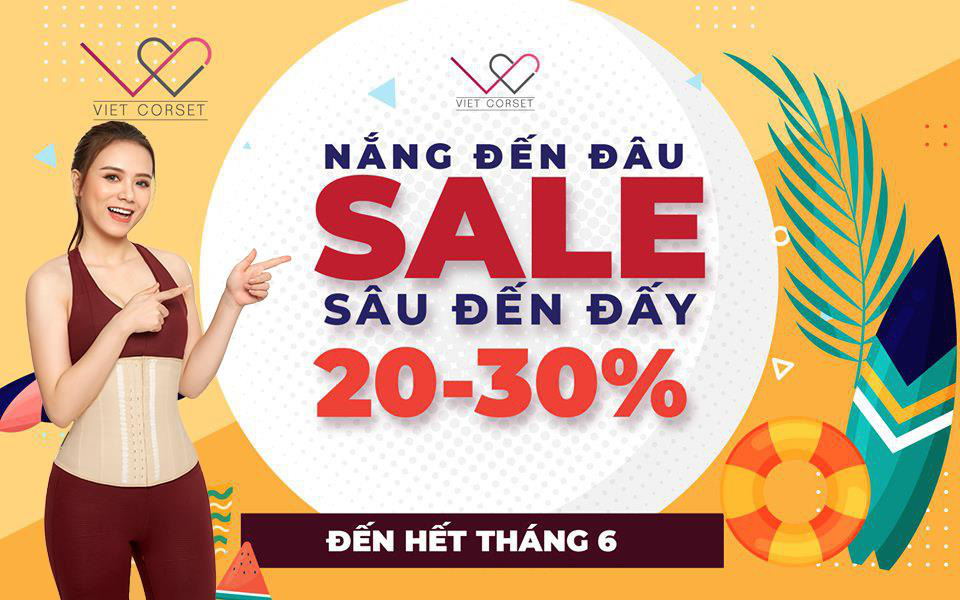 Tích cực giảm eo hậu Covid với Ưu Đãi Chào hè của Việt Corset
