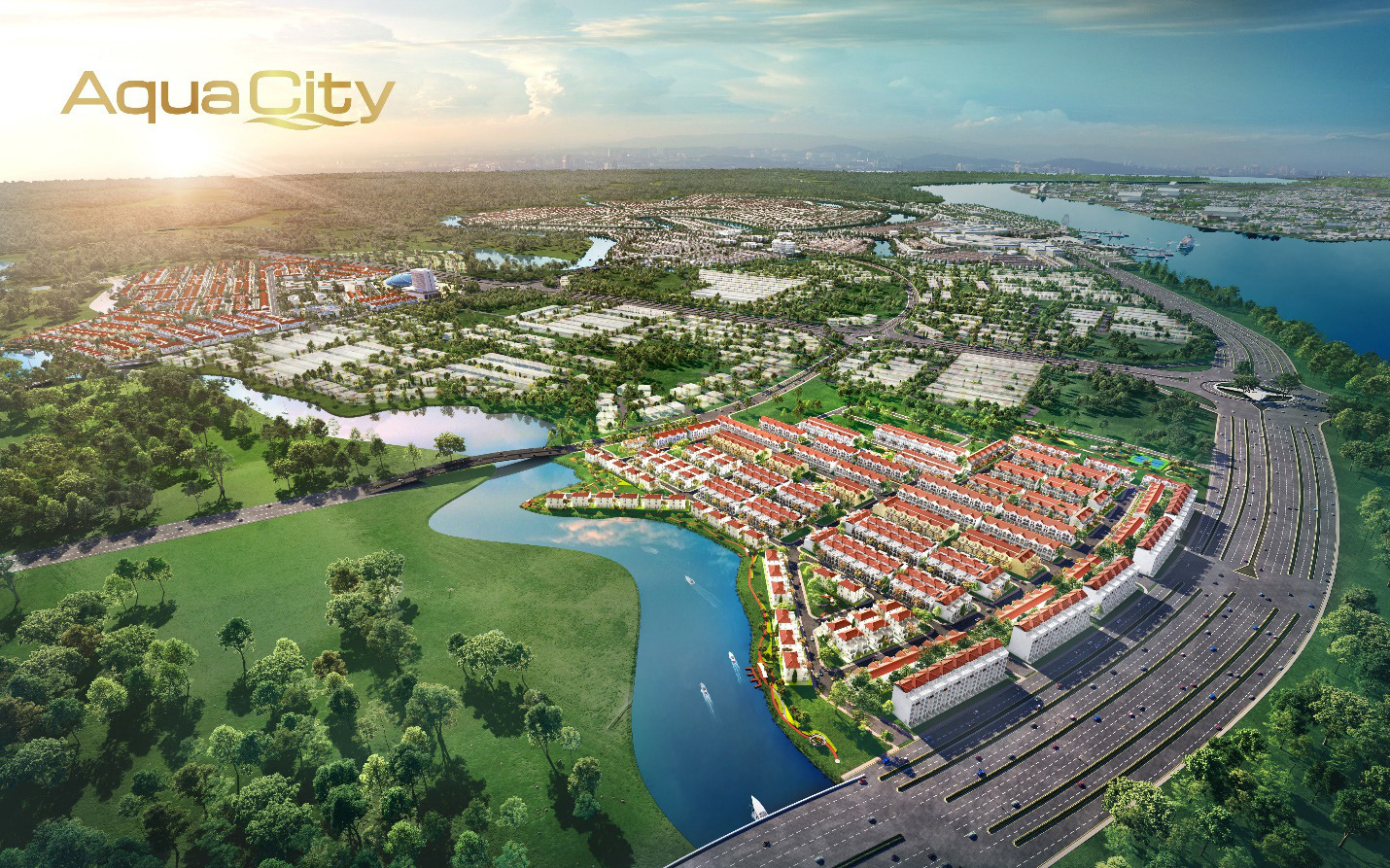 Giới đầu tư đón cơ hội lớn từ phân khu cửa ngõ đô thị Aqua City