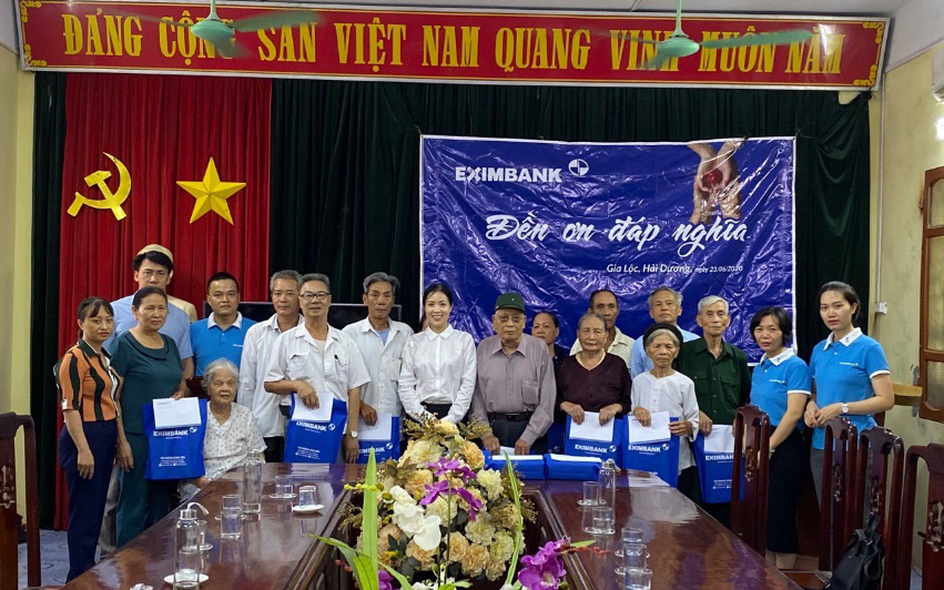 Eximbank đền ơn đáp nghĩa nhân ngày thương binh liệt sỹ