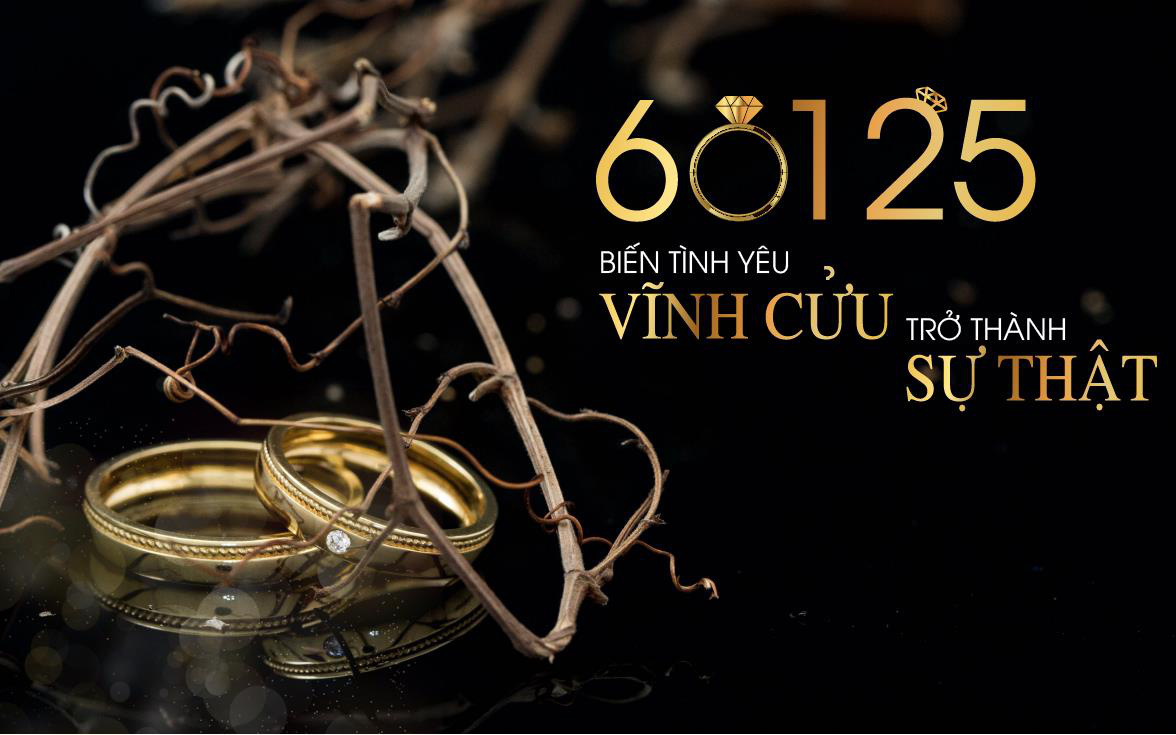 Bất ngờ xuất hiện chính sách “60125 – Truyền lửa tình yêu” – Đổi nhẫn cưới miễn phí trọn đời