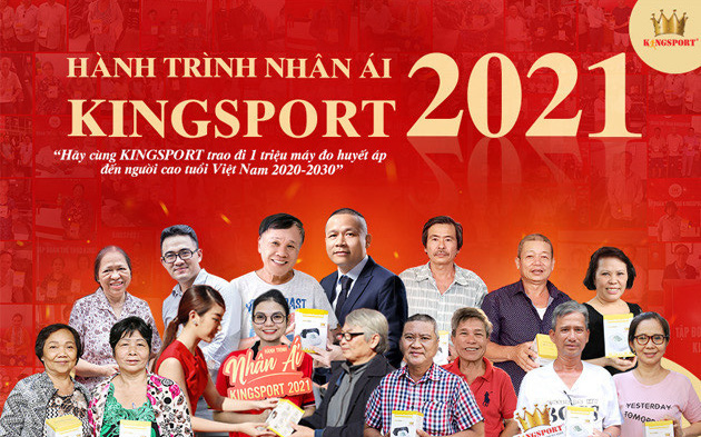 Hành trình nhân ái Kingsport 2021 tiếp tục trao đi 10,000 máy đo huyết áp