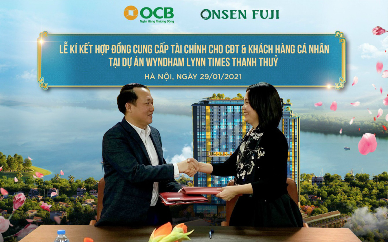 OCB ký kết hợp đồng tín dụng với Wyndham Lynn Times Thanh Thủy