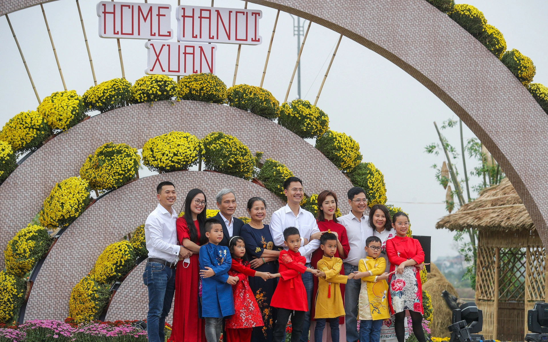 Mở cửa đường hoa Home Hanoi Xuan 2021