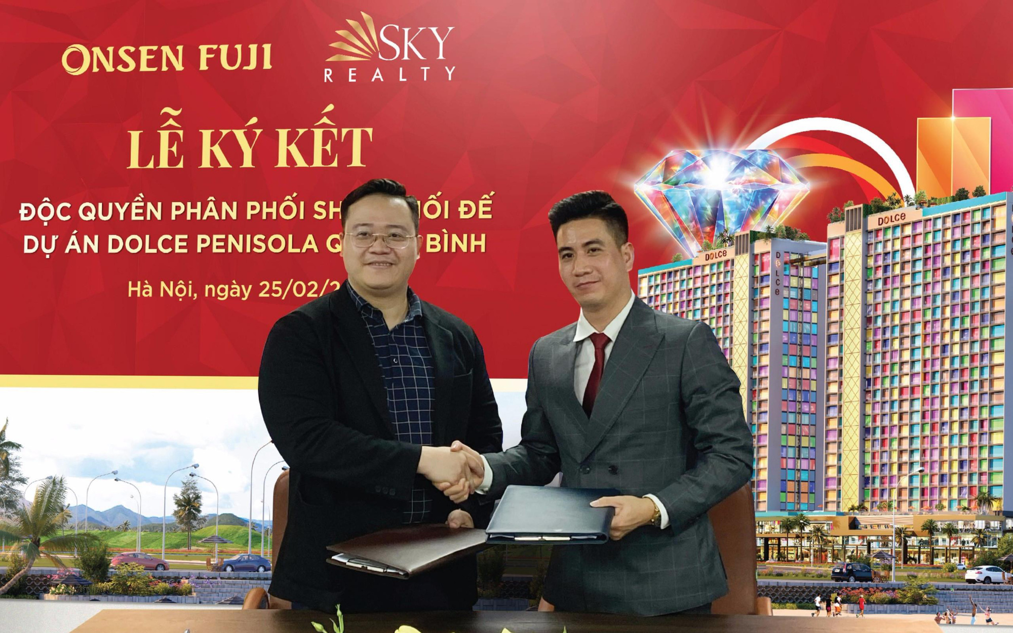 Onsen Fuji và Sky Realty phân phối độc quyền Shop khối đế khách sạn tại Quảng Bình