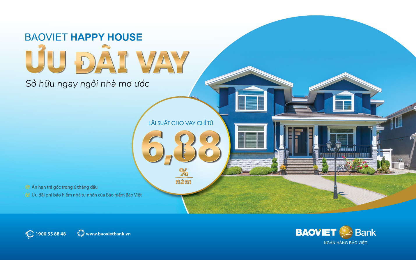 Sở hữu ngôi nhà mơ ước cùng BAOVIET Happy House 2021