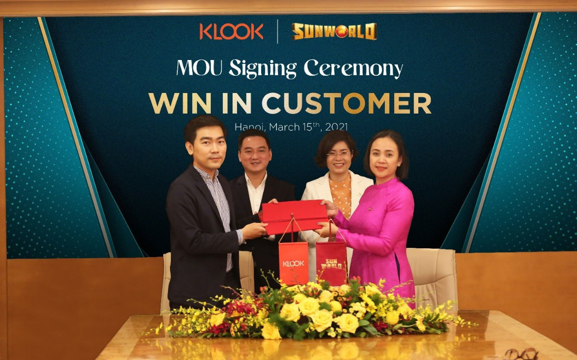 Sun World và Klook bắt tay hợp tác chiến lược