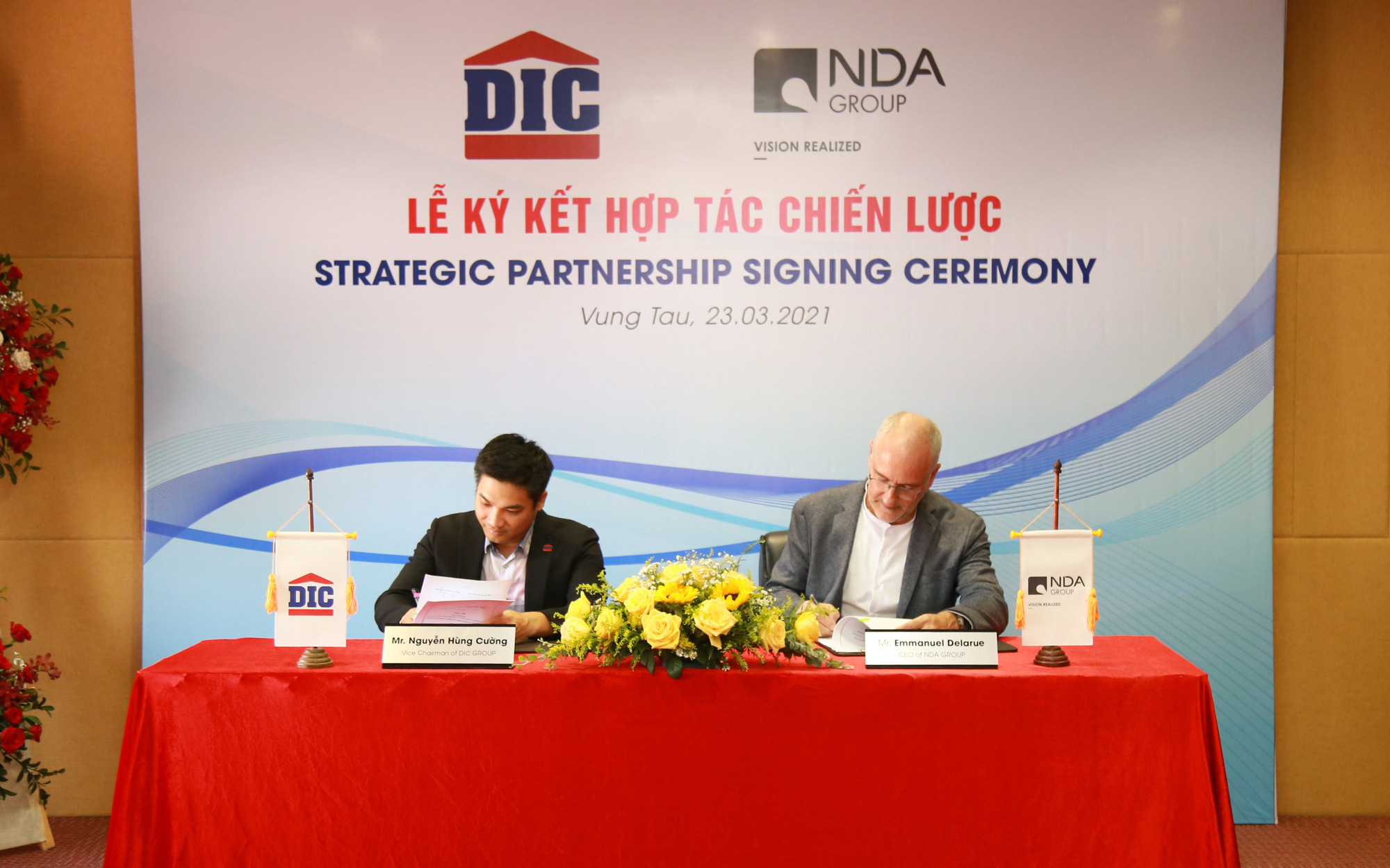Tập đoàn DIC và NDA Group ký kết hợp tác chiến lược