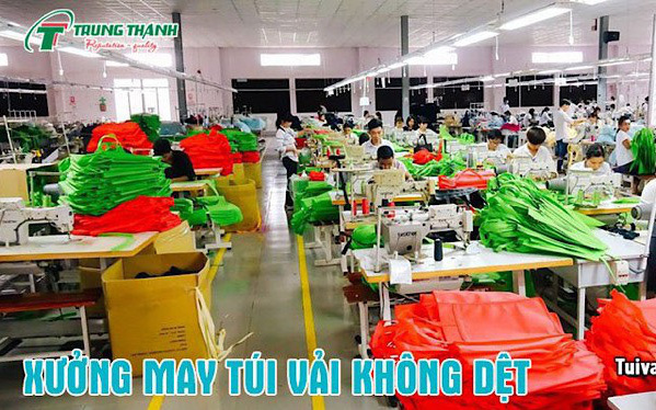 Cơ sở Túi Vải Trung Thành chuyên sản xuất túi vải không dệt uy tín