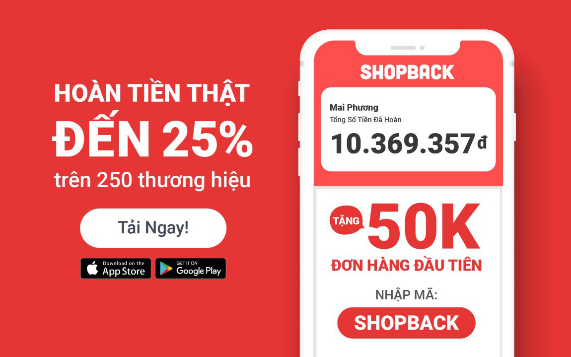 ShopBack hoàn lại hơn 22 tỷ đồng cho người tiêu dùng Việt