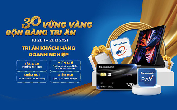 Sacombank và hành trình 30 năm đồng hành cùng doanh nghiệp