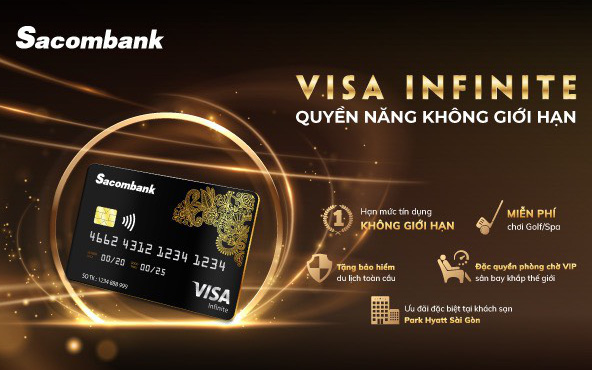 Sacombank Visa Infinite – Quyền năng không giới hạn