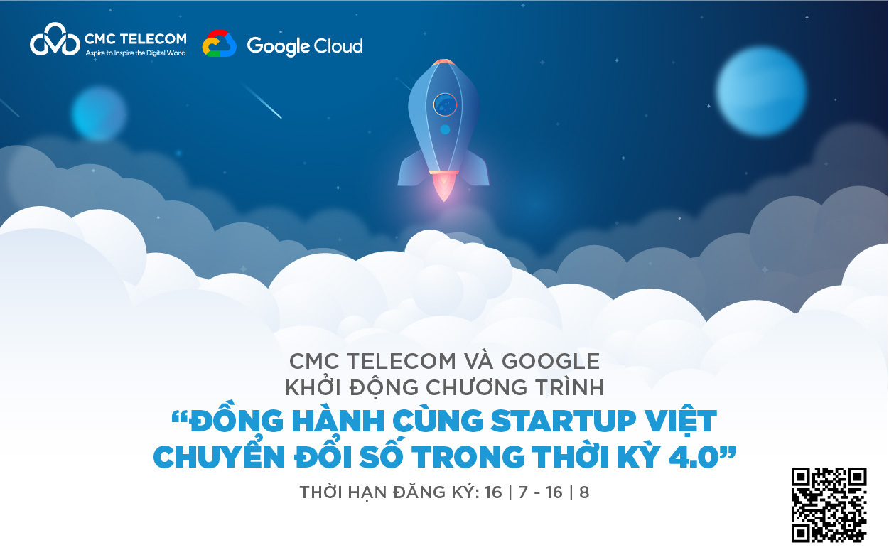 Google và CMC Telecom dành 100.000 USD hỗ trợ startup chuyển đổi số toàn diện