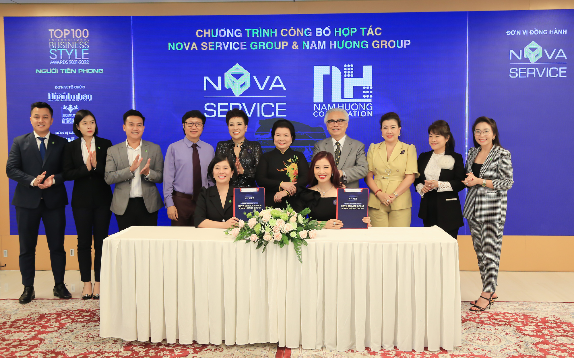 Nova Service và Nam Hương Group công bố hợp tác chiến lược 2022