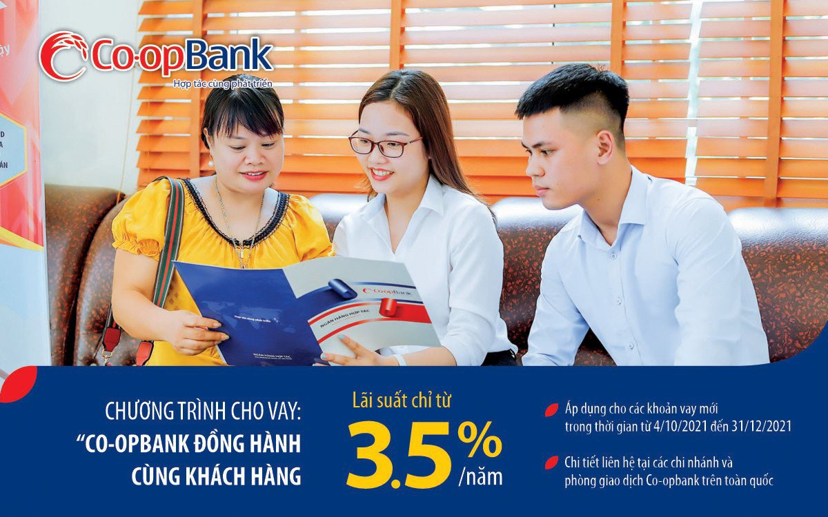 “Co-opBank đồng hành cùng khách hàng”