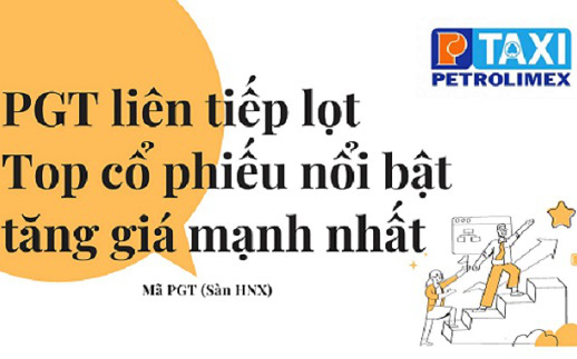 PGT liên tiếp lọt Top cổ phiếu nổi bật tăng giá mạnh nhất