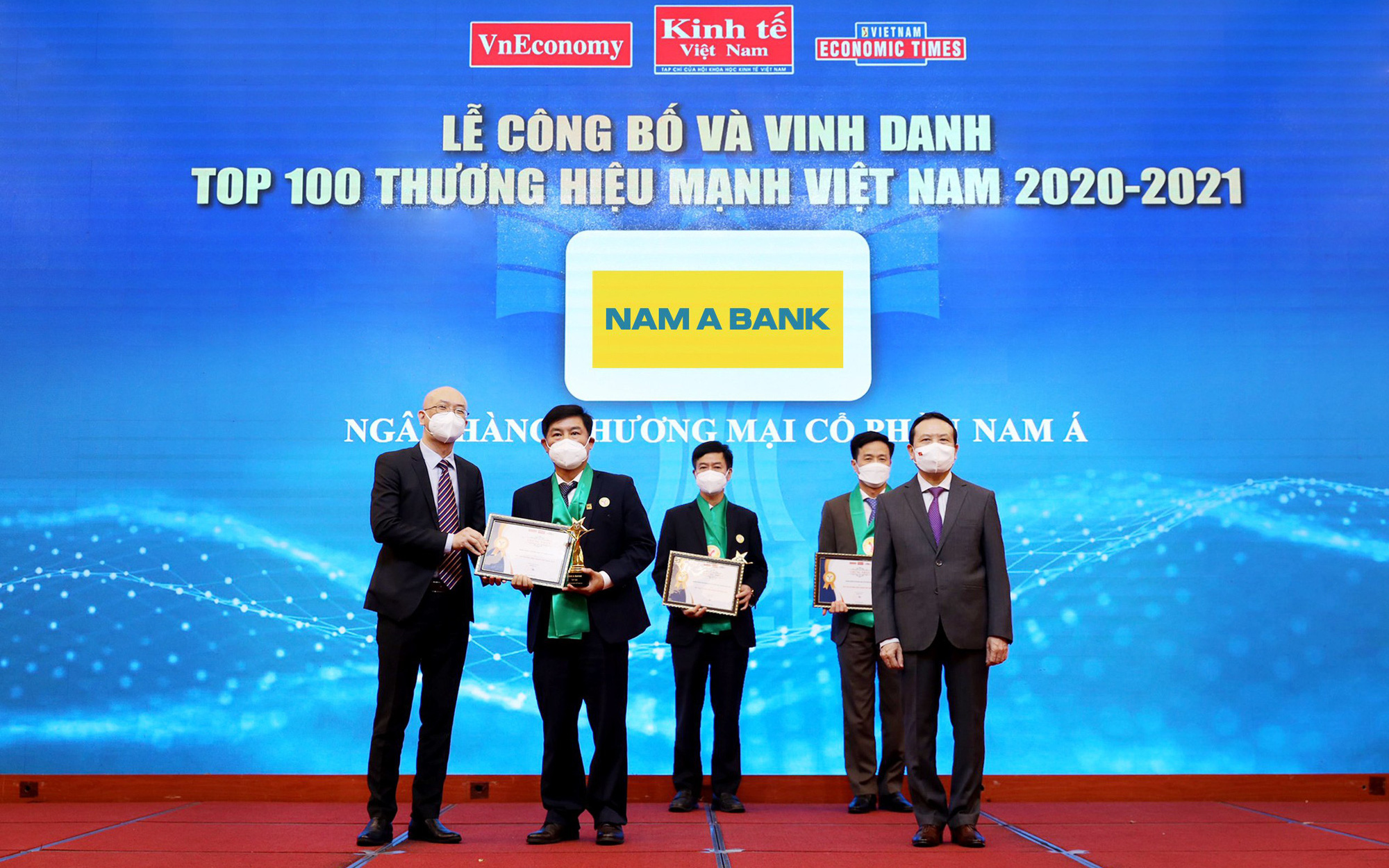 Nam A Bank – “Thương hiệu mạnh Việt Nam” 6 lần liên tiếp