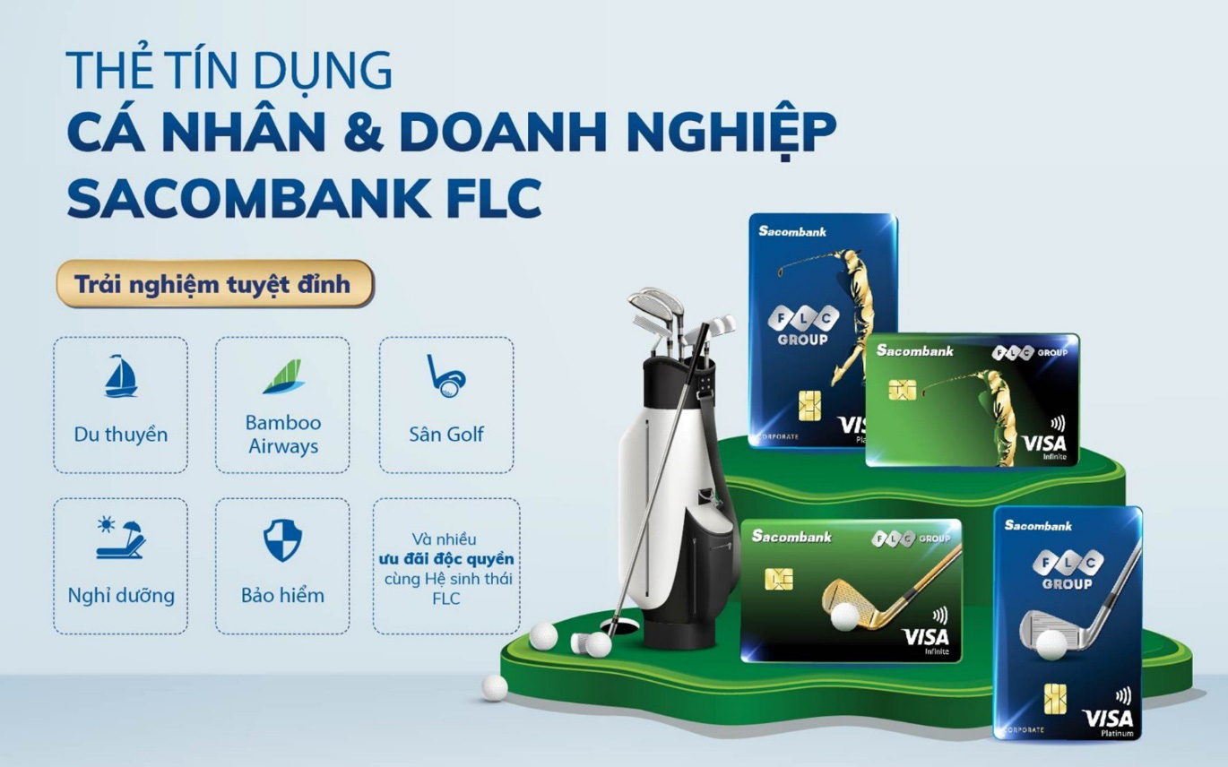 FLC bắt tay Sacombank ra mắt thẻ tín dụng liên kết với đặc quyền vượt trội