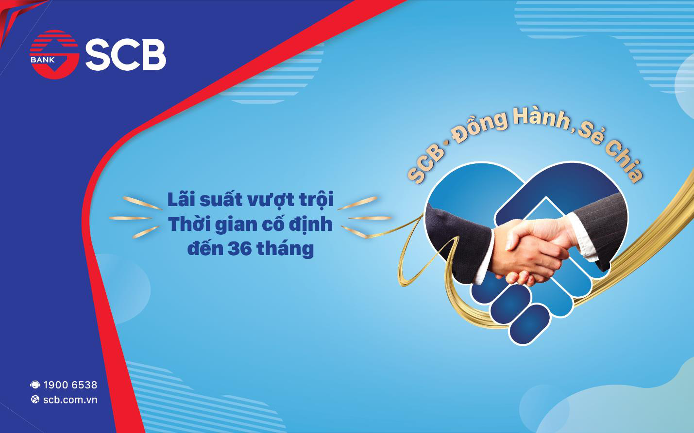 SCB triển khai chương trình “Vay ngay – Lãi tốt” đồng hành cùng khách hàng