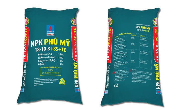 NPK Phú Mỹ ra mắt dòng công thức mới NPK Phú Mỹ 18-12-8+TE và 18-10-8+8S+TE