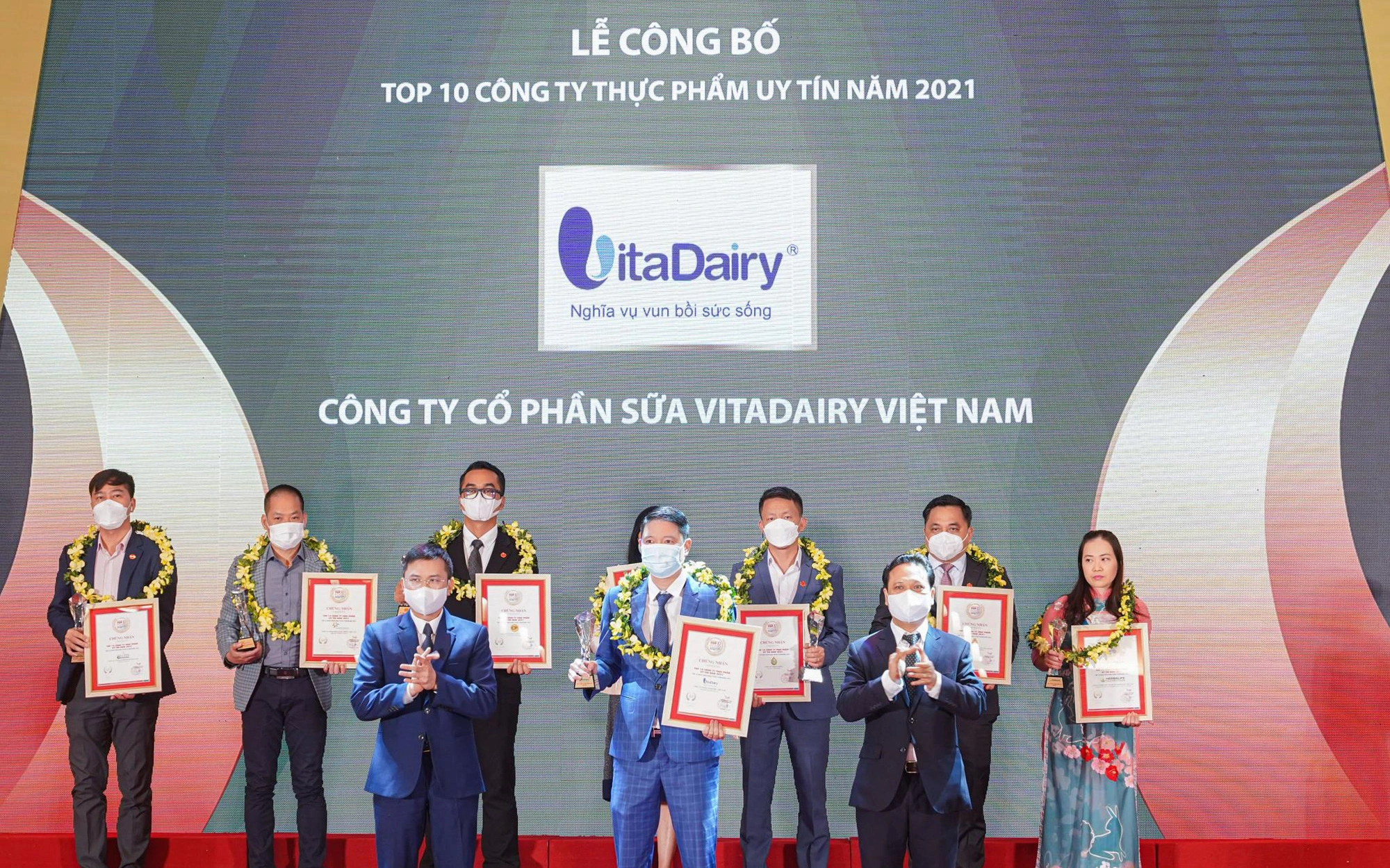 VitaDairy tiếp tục nằm trong top 3 công ty sữa bột nội địa lớn hàng đầu Việt Nam