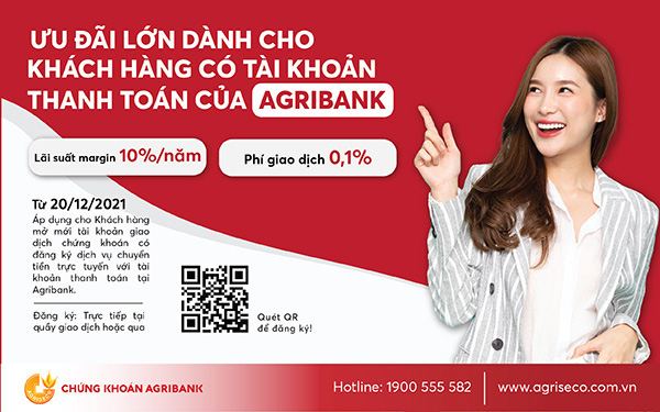 Chứng khoán Agribank ưu đãi lớn kỷ niệm 21 năm thành lập công ty